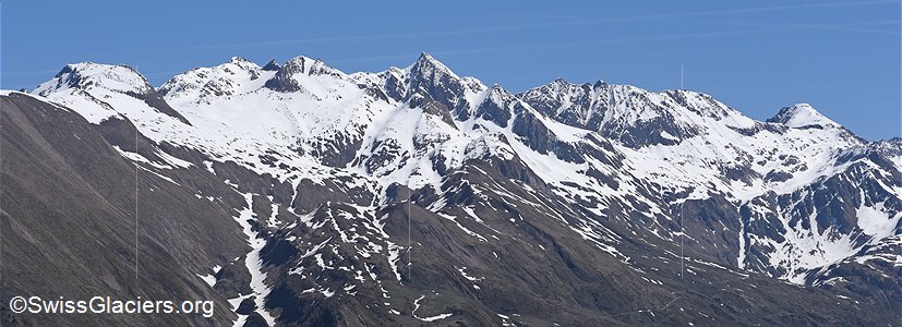22.05.2026: Rappegletscher (Walliser Alpen), Schneelage Binntal