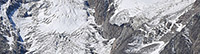 View before/after comparison photos of Hohbalm glacier (Valais, Switzerland)