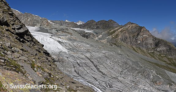 17.08.2021: Allalingletscher (Walliser Alpen), Standort 1