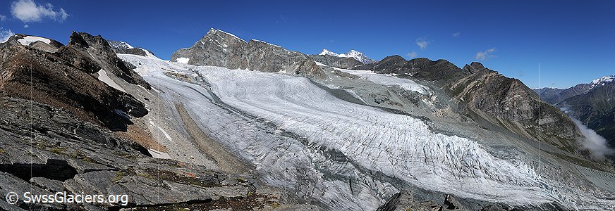 02.08.2008: Allalingletscher (Walliser Alpen), Standort 2