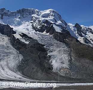 26.08.2008: Breithorngletscher (Walliser Alpen), Standort 1
