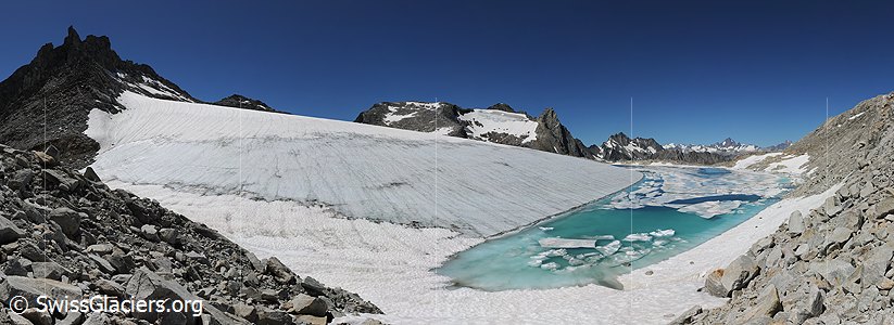 18.07.2010: Chüebodengletscher (Tessiner Alpen/Walliser Alpen, Schweiz), Standort 1