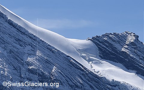07.09.2025: Doldenhorngletscher (Berner Oberland, Schweizer Alpen), Bergschrund