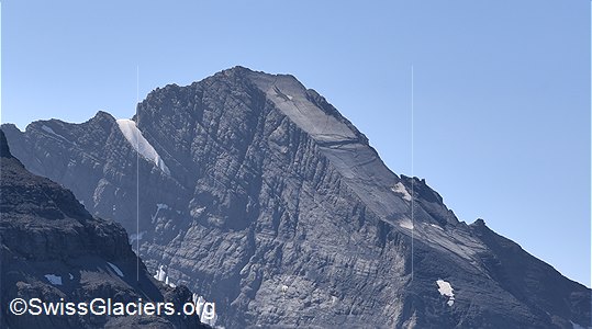 23.08.2024: Blüemlisalpgletscher (Berner Alpen), Fründenhorn
