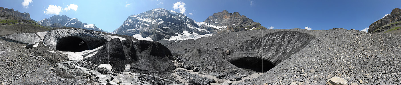 03.07.2010: Gamchi glacier (Bernese Oberland, Swiss Alps), Location 1