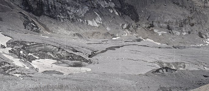 08.07.2016: Gamchi glacier (Bernese Oberland, Swiss Alps), Location 6a