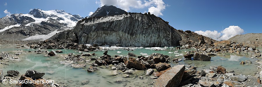 01.08.2011: Grüebugletscher (Walliser Alpen, Schweiz), Standort 1