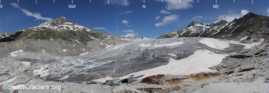 30.06.2008: Rhonegletscher (Walliser/Urner Alpen, Schweiz), Standort 14