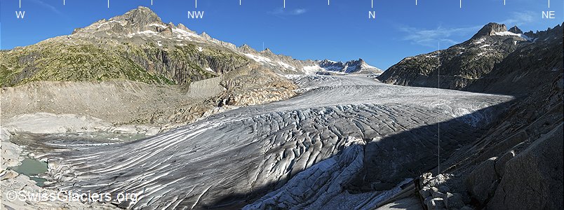 17.08.2009: Rhonegletscher (Walliser/Urner Alpen, Schweiz), Standort 4