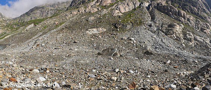 10.07.2019: Unteraargletscher (Berner Alpen), Standort 2a