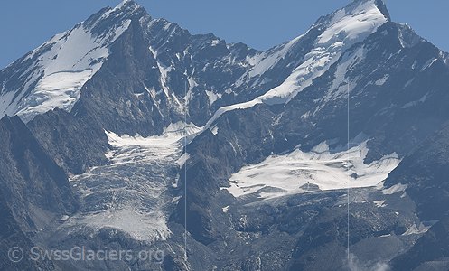 20.07.2015: Kingletscher (Walliser Alpen, Schweiz), Standort 1