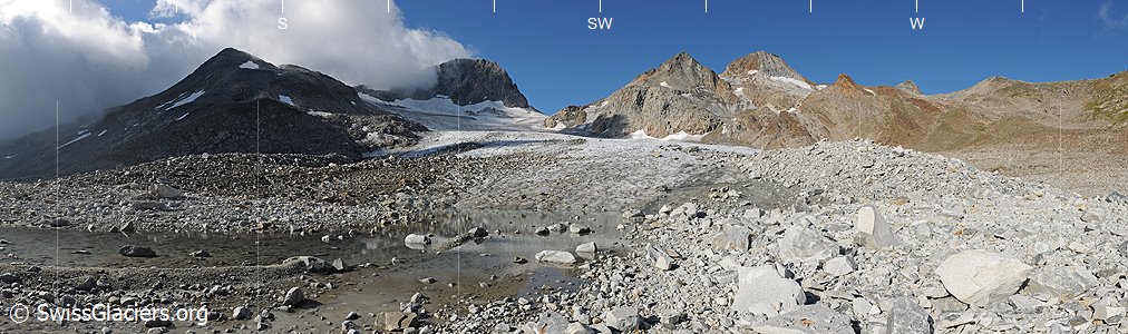 17.08.2011: Witenwasserengletscher (Urner Alpen, Schweiz), Standort 7