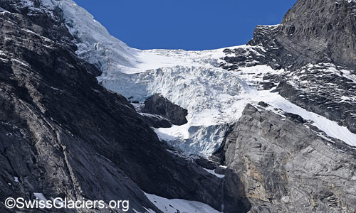 Collapse of the Morgenhorn Glacier near the Blüemlisalp Saddle. Photo taken on 31 August 2025.