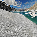 Nahaufnahme Chüebodengletscher vom 8.9.2018 (Luftaufnahme)
