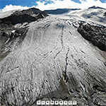 Kanderfirn und Gletscher unterhalb Birgsattel (Luftaufnahme)