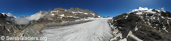 Kanderfirn: Ice flow on 3. Juli 2023