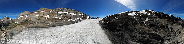 View over the Kanderfin on 19.7.2020