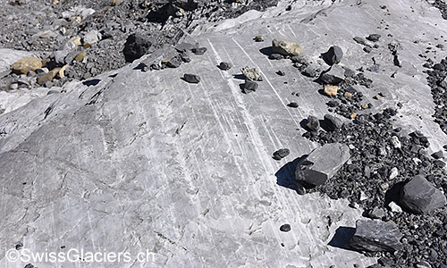 Gletscherschrammen (Gamchigletscher 2019)