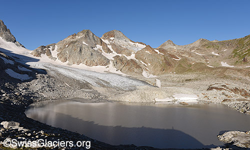 Proglazialer See vor dem Witenwasserengletscher.
